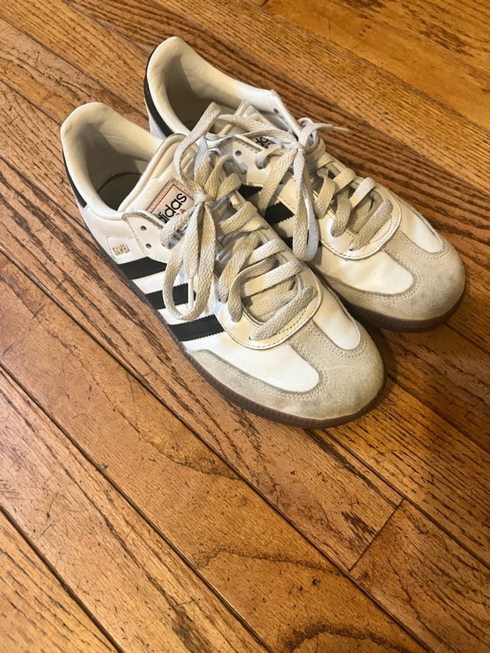 Adidas Samba Women’s White and Black Sneakers